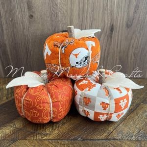 Texas UT Austin Plush Pumpkin Mini Set (3) 🎃